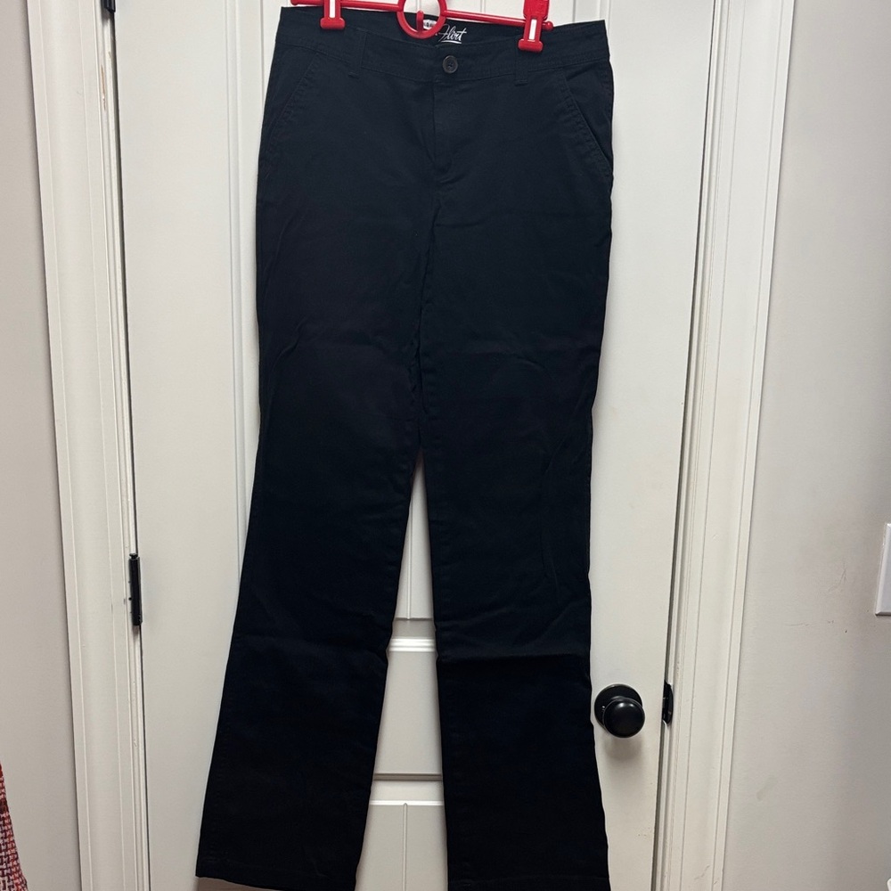 Old Navy Women's Black Boot Cut Chino Pants